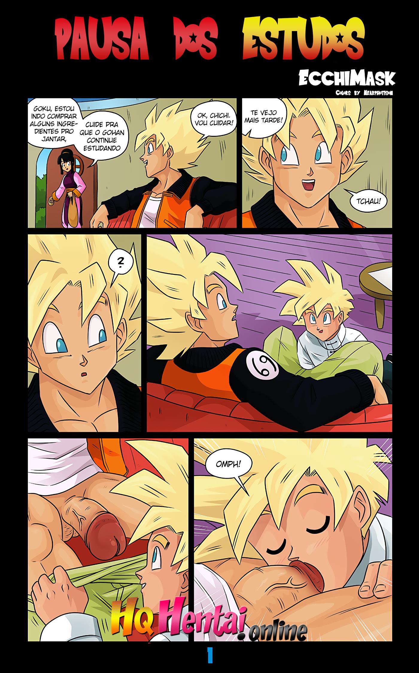 Hentai Gay Goku e Gohan