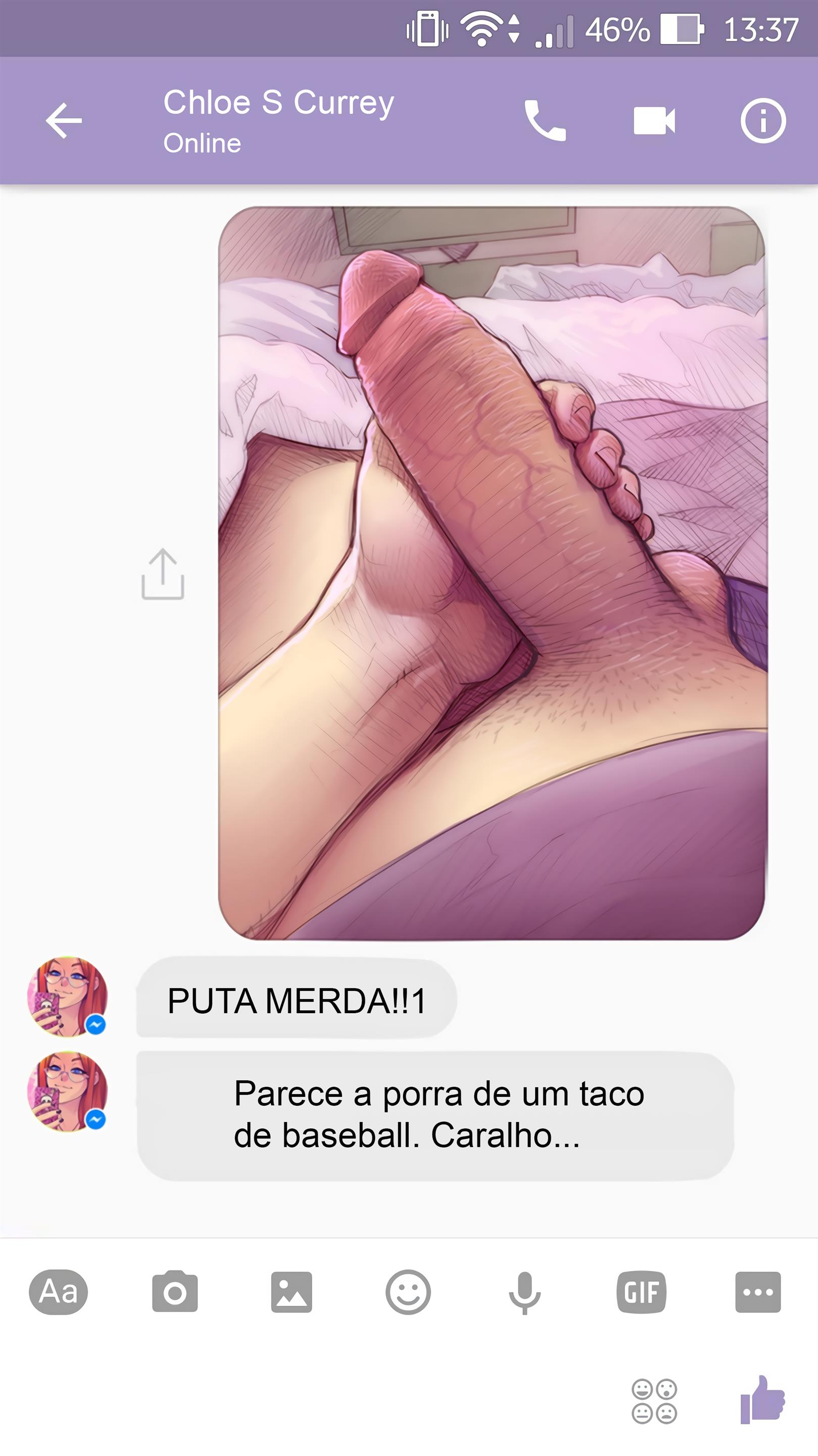 Sexo com Chloe pelo Whatsapp