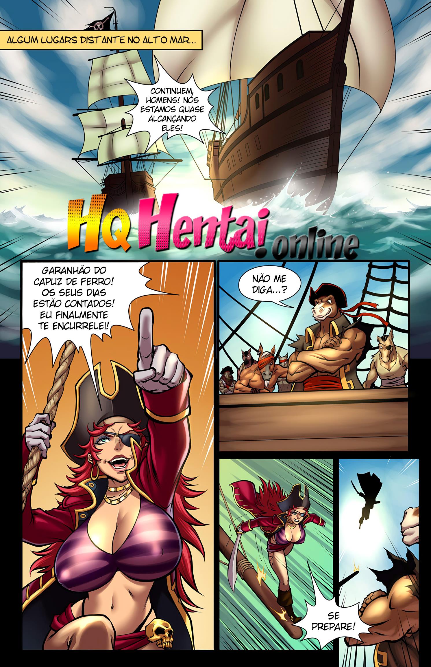 A Rainha dos Piratas contra os Garanhões do Mar