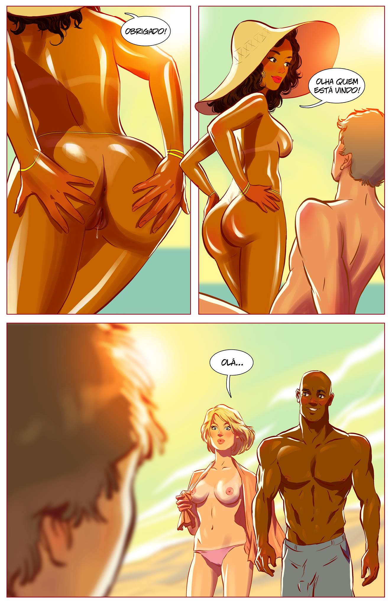 Sexo na Praia de Nudismo