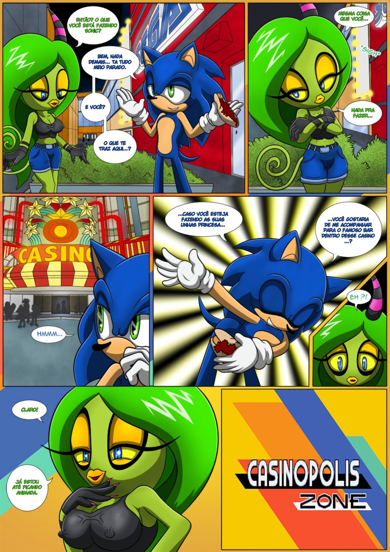 Noite de sexo do Sonic