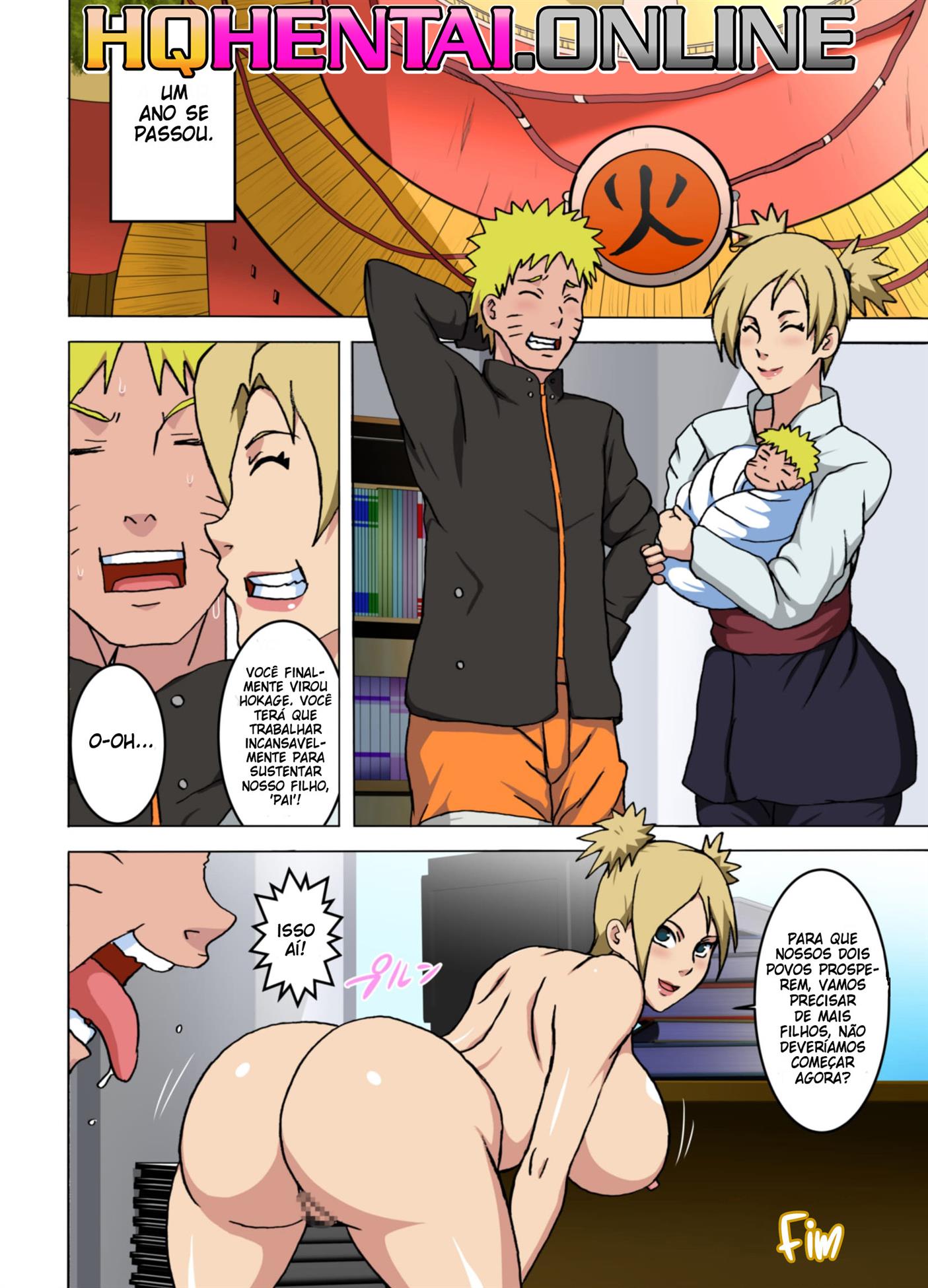 Lua de mel de Naruto e Temari