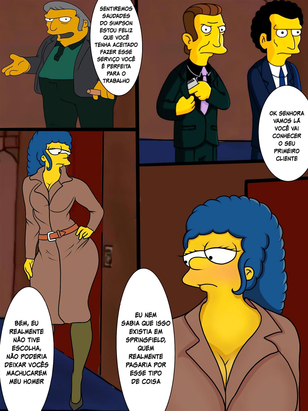 Marge pagando as dividas do marido
